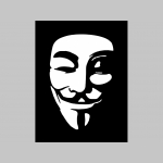 Anonymous čierne teplákové kraťasy s tlačeným logom